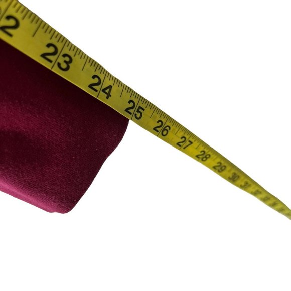 Sundance Red Waffle Knit Long Sleeve Top Medium - Picture 6 of 8